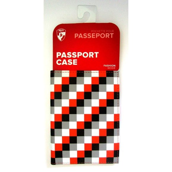 Heys Accessories - HEYS Luggage Brand Fashion Print Passport Case - Checker Style - New with Tags